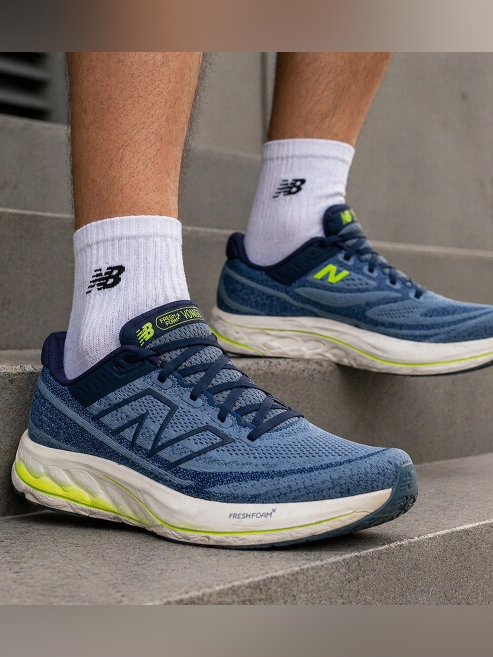New Balance Fresh Foam Vongo V6 Men’s Running Shoes Blue Size 9.5 Athletic - Picture 2 of 10